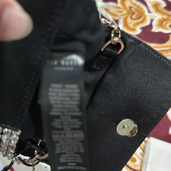 NWT - Ted Baker silver crystal Crossbody wallet bag. - Picture 8 of 10